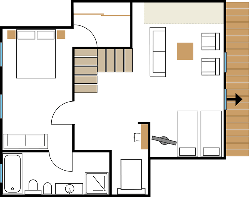 Plan du 1er étage